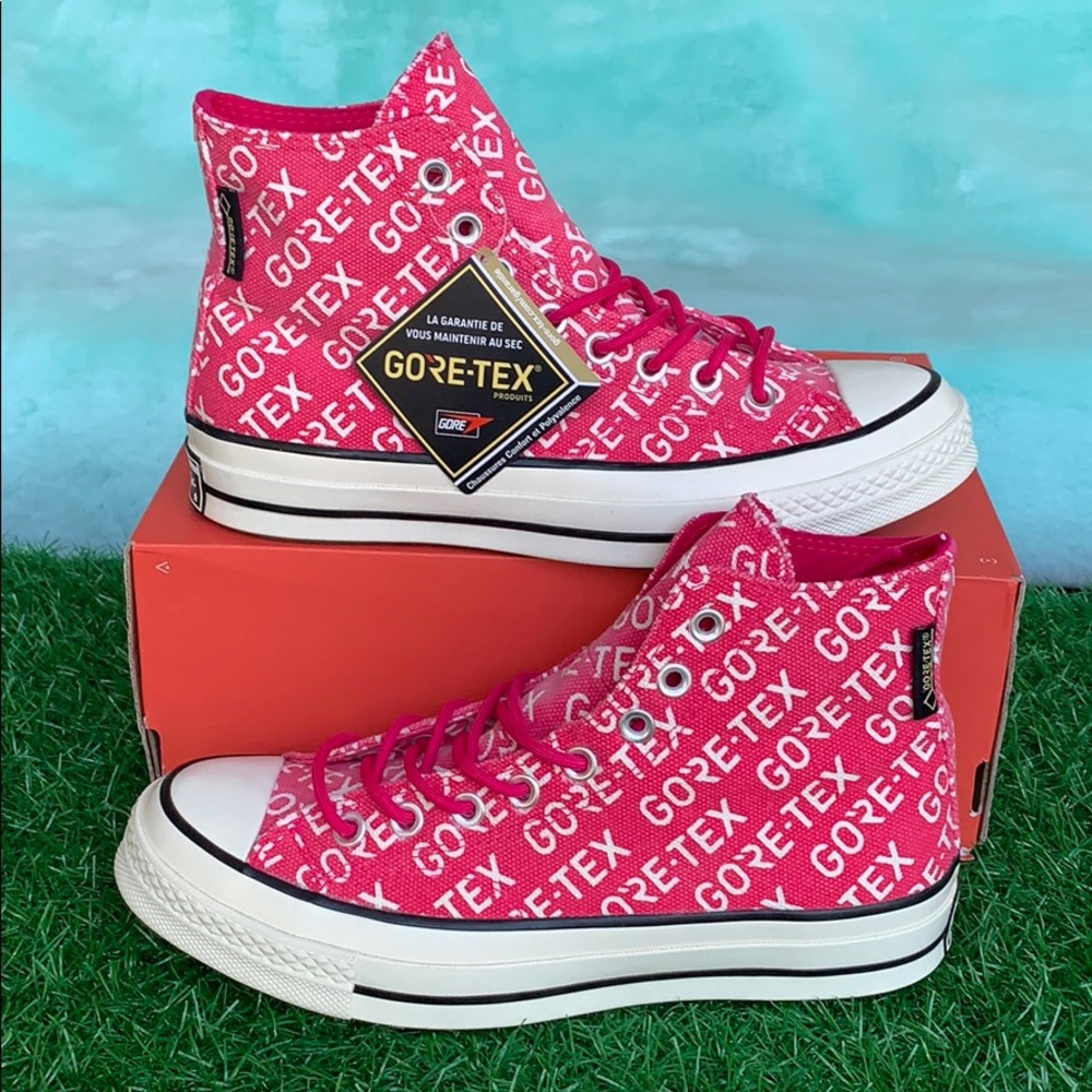CONVERSE CHUCK 70 HI PINK POP/EGRET/BROWN Men’s - Picture 3 of 16